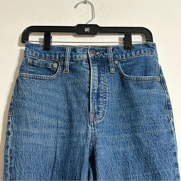 Madewell The Perfect Vintage Straight Leg High Rise Jeans in Haight Wash Size 27 - Picture 7 of 12